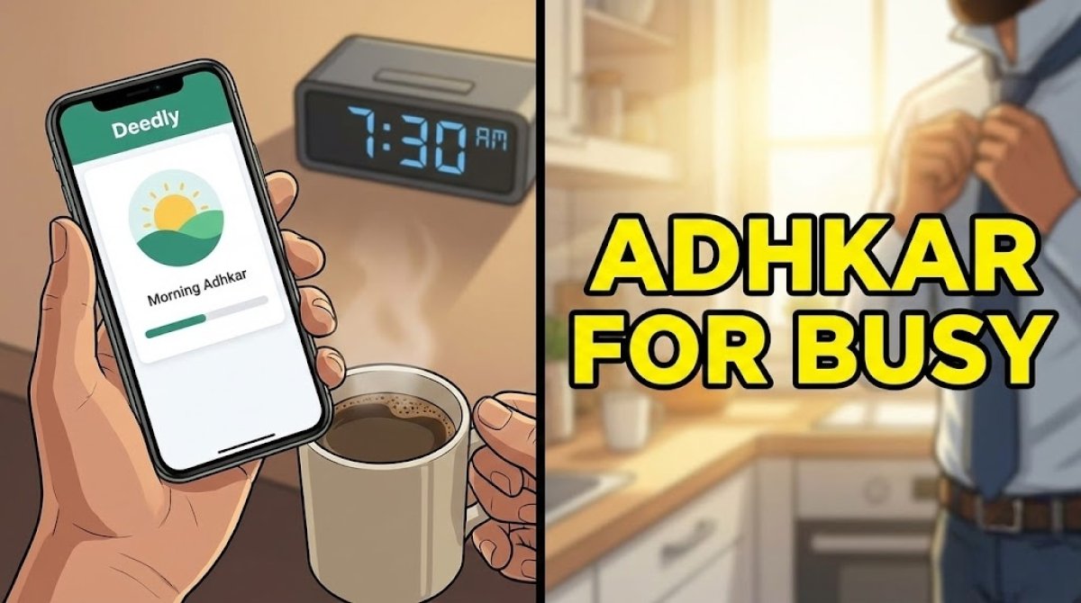 How to Combine Morning Adhkar With Busy Mornings