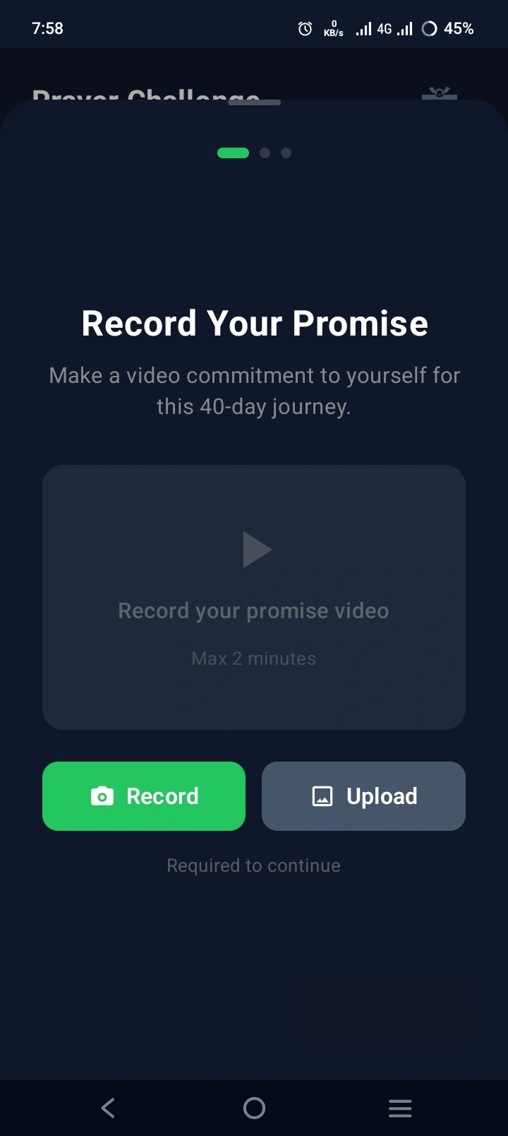 Promise Video Screen